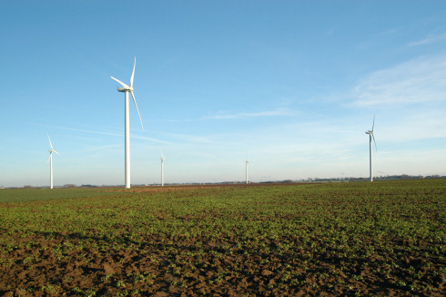 Wind farm in Sombreffe
