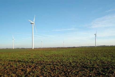 Wind farm in Sombreffe