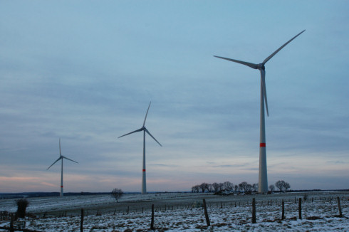 Wind farm in Amel